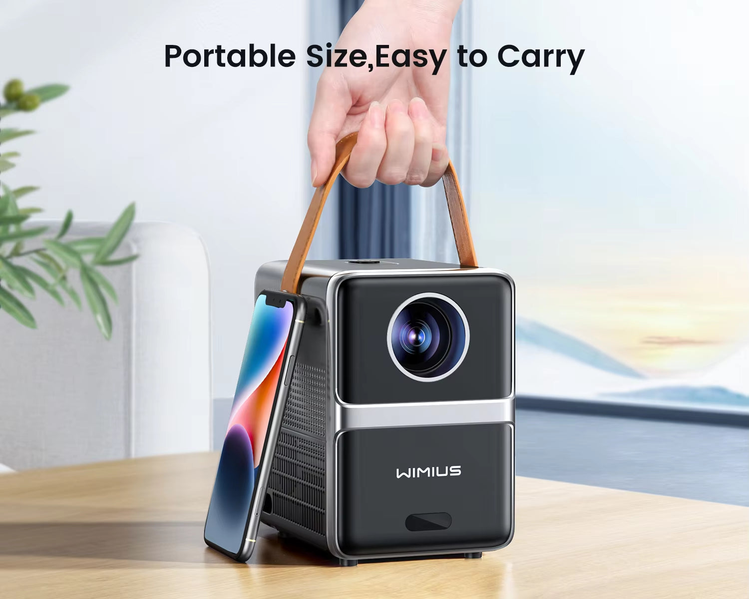 Portable Projector 18000Lm 5G Wifi Bluetooth Theater Projector Support Full HD 1080P Display Home Cinema Projector