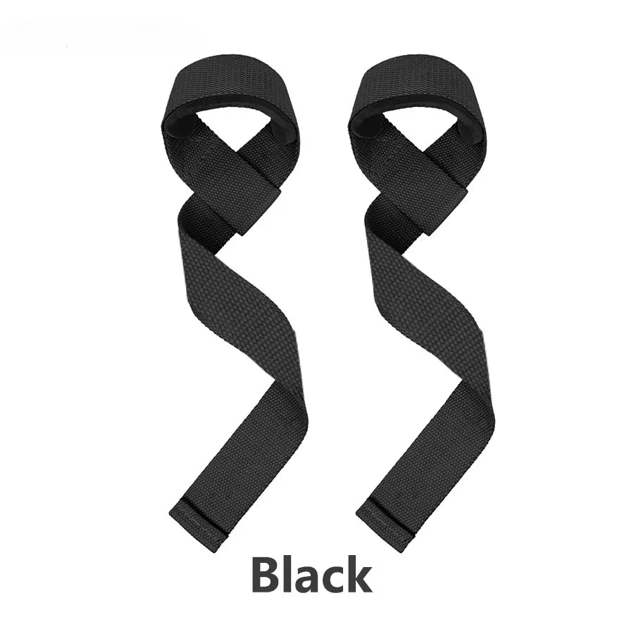 2PCS Weightlifting Straps Anti-Slip Silicone Lifting Wrist Straps Strength Training Deadlifts Crossfit Hand Grips Wrist Support