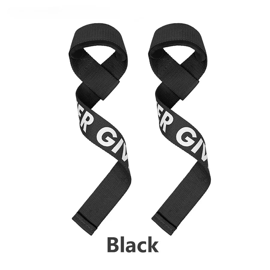 2PCS Weightlifting Straps Anti-Slip Silicone Lifting Wrist Straps Strength Training Deadlifts Crossfit Hand Grips Wrist Support