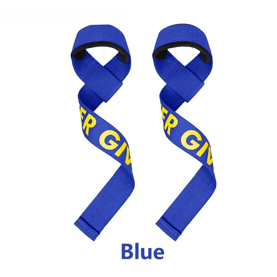 2PCS Weightlifting Straps Anti-Slip Silicone Lifting Wrist Straps Strength Training Deadlifts Crossfit Hand Grips Wrist Support