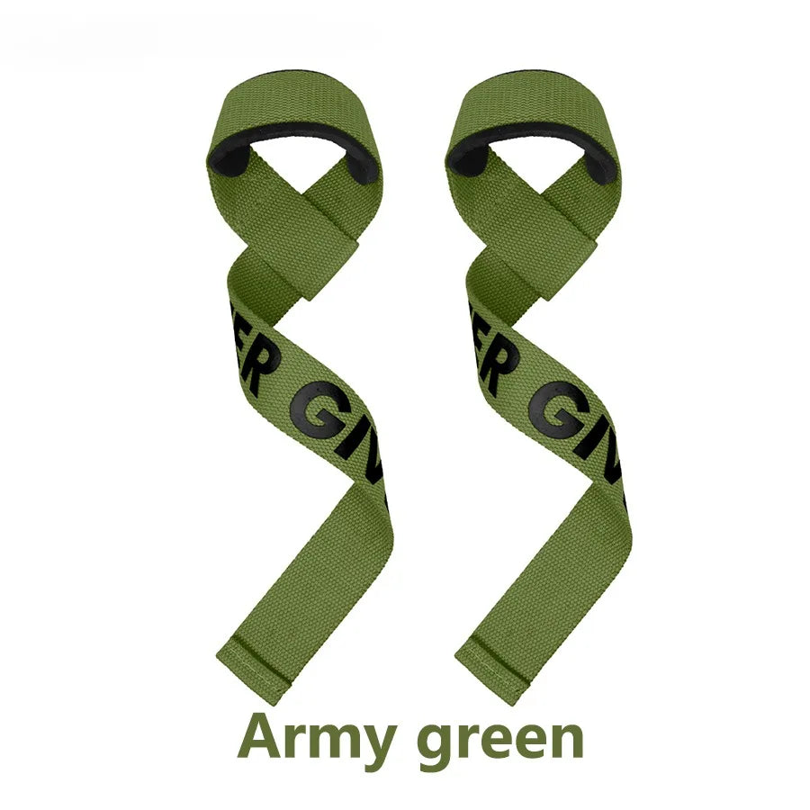 2PCS Weightlifting Straps Anti-Slip Silicone Lifting Wrist Straps Strength Training Deadlifts Crossfit Hand Grips Wrist Support