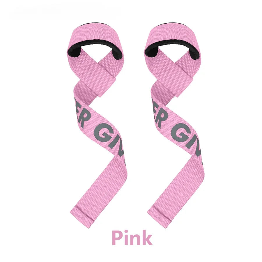 2PCS Weightlifting Straps Anti-Slip Silicone Lifting Wrist Straps Strength Training Deadlifts Crossfit Hand Grips Wrist Support