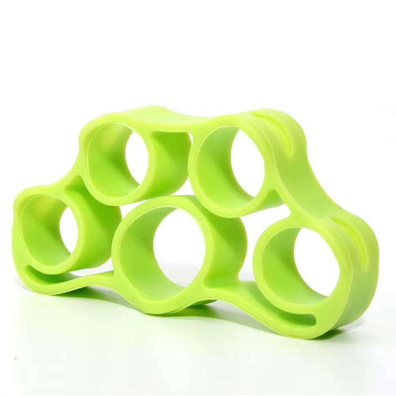 Silicone Finger Gripper Gym Hand Grip Resistance Band Wrist Stretcher Elastic Five Finger Expander Strength Trainer Exercise