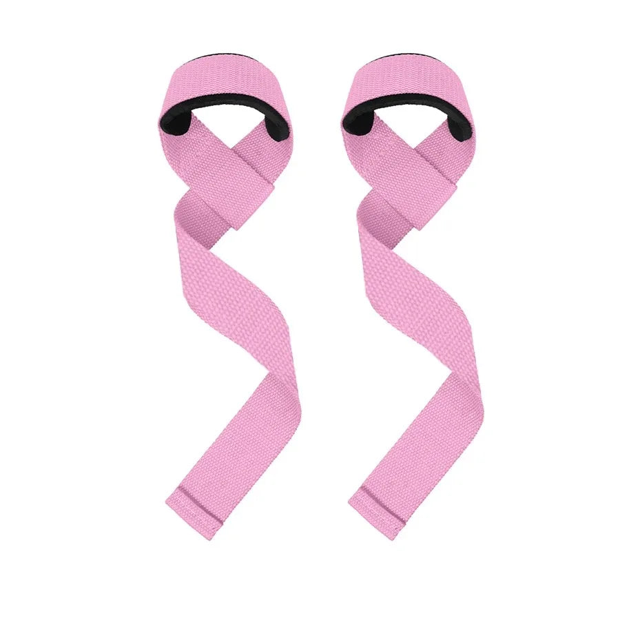 2PCS Weightlifting Straps Anti-Slip Silicone Lifting Wrist Straps Strength Training Deadlifts Crossfit Hand Grips Wrist Support
