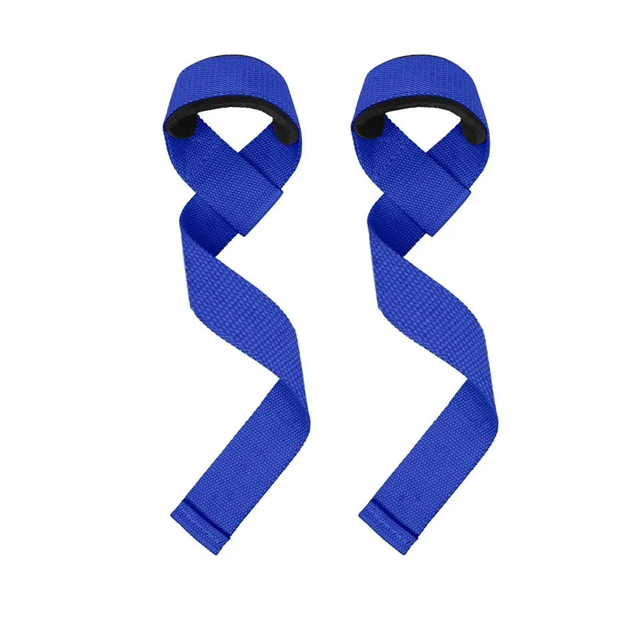 2PCS Weightlifting Straps Anti-Slip Silicone Lifting Wrist Straps Strength Training Deadlifts Crossfit Hand Grips Wrist Support