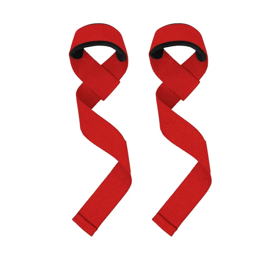 2PCS Weightlifting Straps Anti-Slip Silicone Lifting Wrist Straps Strength Training Deadlifts Crossfit Hand Grips Wrist Support