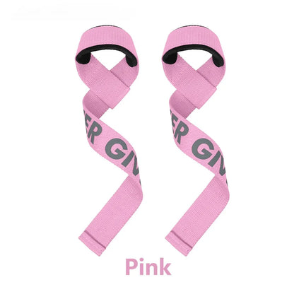 2PCS Weightlifting Straps Anti-Slip Silicone Lifting Wrist Straps Strength Training Deadlifts Crossfit Hand Grips Wrist Support
