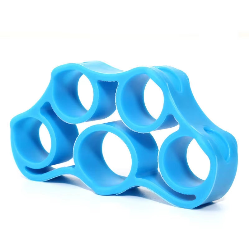 Silicone Finger Gripper Gym Hand Grip Resistance Band Wrist Stretcher Elastic Five Finger Expander Strength Trainer Exercise